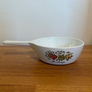 Corning Ware "La Sauce" Vegetable Pattern Saucepan Pot